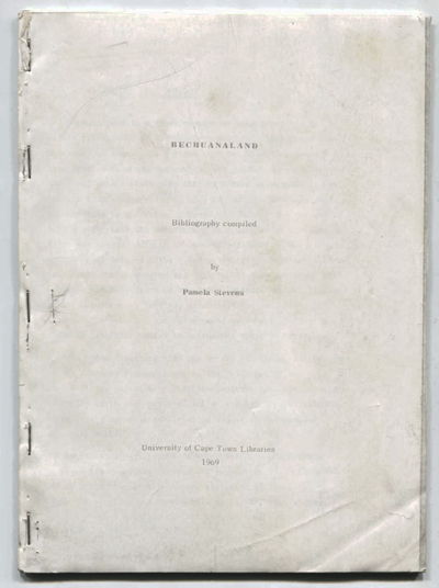 Image for Bibliography of Bechuanaland