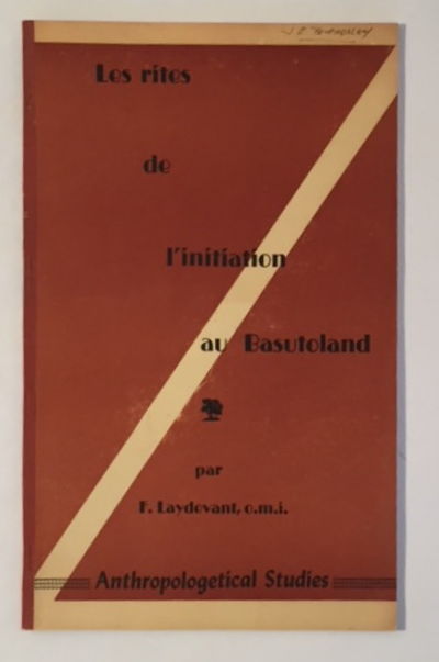 Image for Les Rites des L'Initiation au Basutoland