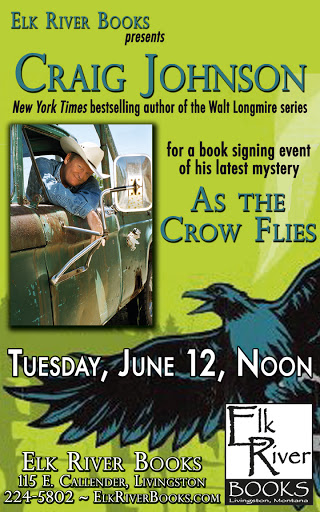 Image for Craig Johnson "As the Crow Flies" Poster, 12 June 2012
