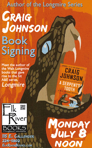 Image for Craig Johnson "Serpent's Tooth" Poster, 08 July 2013