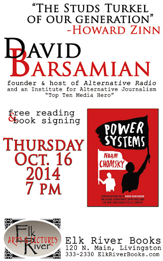 Image for David Barsamian Poster, 16 October 2014