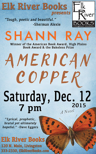 Image for Shann Ray "American Copper" Poster, 12 December 2015