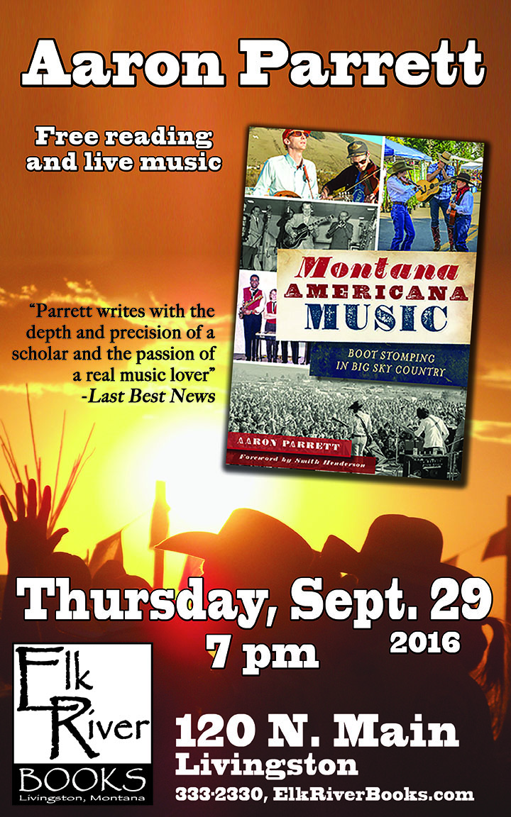 Image for Aaron Parrett "Montana Americana Music" Poster, 29 September 2016