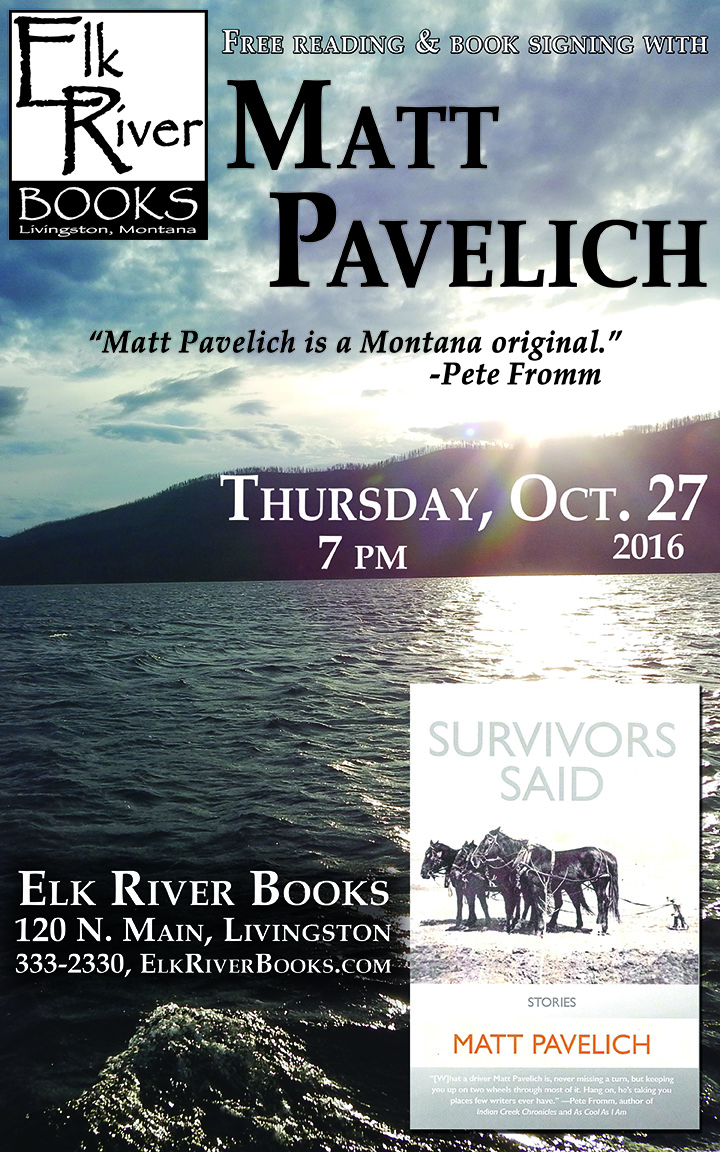Image for Matt Pavelich "Survivors Said" Poster, 27 October 2016