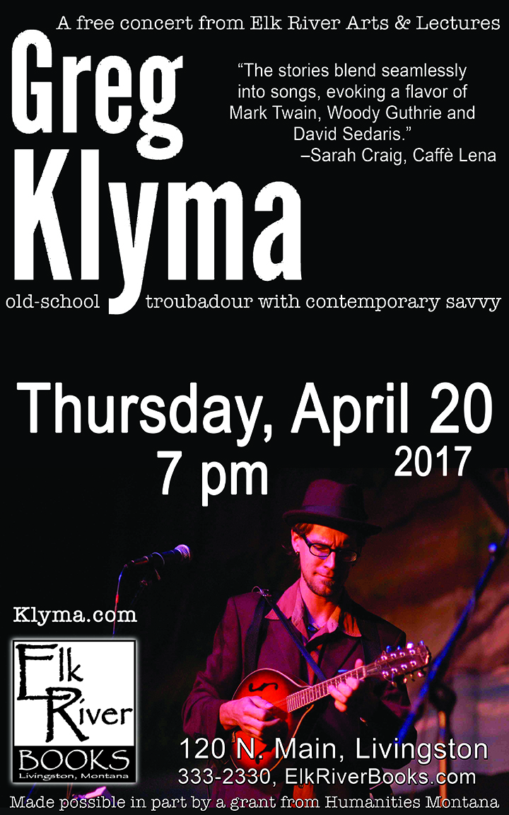 Image for Greg Klyma Concert Poster, 20 April 2017