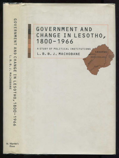 Image for Government and Change in Lesotho, 1800-1966: A Study of Political Institutions