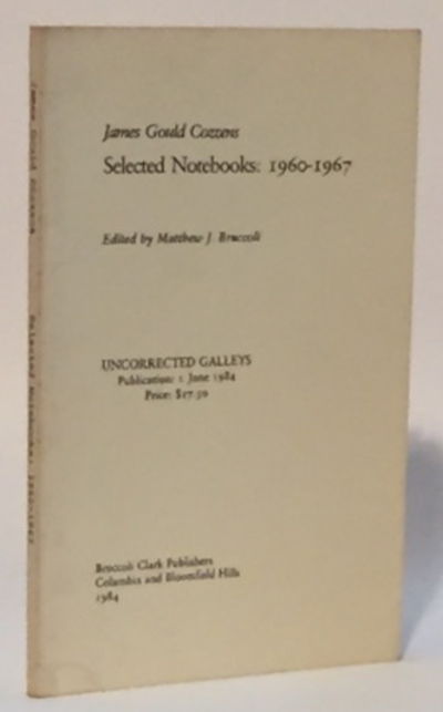 Image for James Gould Cozzens: Selected Notebooks 1960-1967